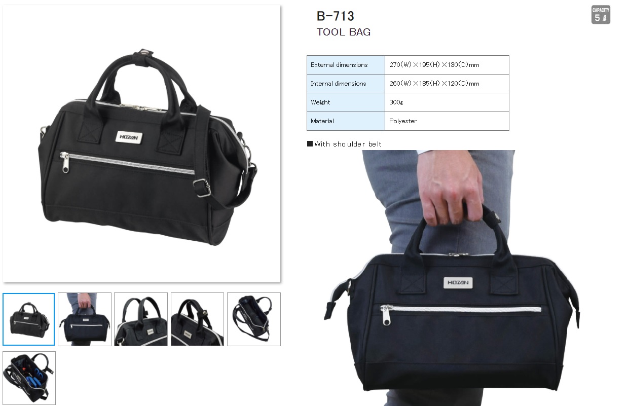 Ichiban Precision Sdn Bhd - Hozan - HOZAN TOOL BAG